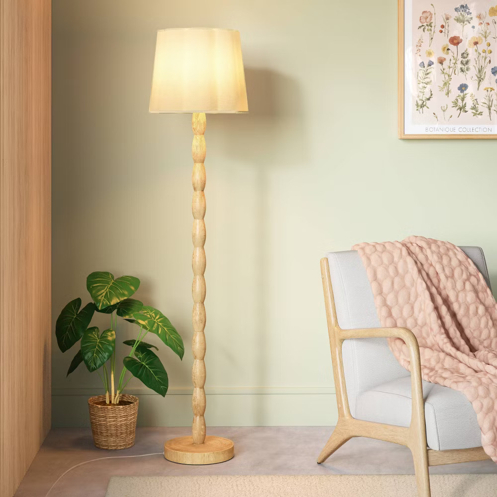 Natural Polyresin Floor Lamp - Room Essentials