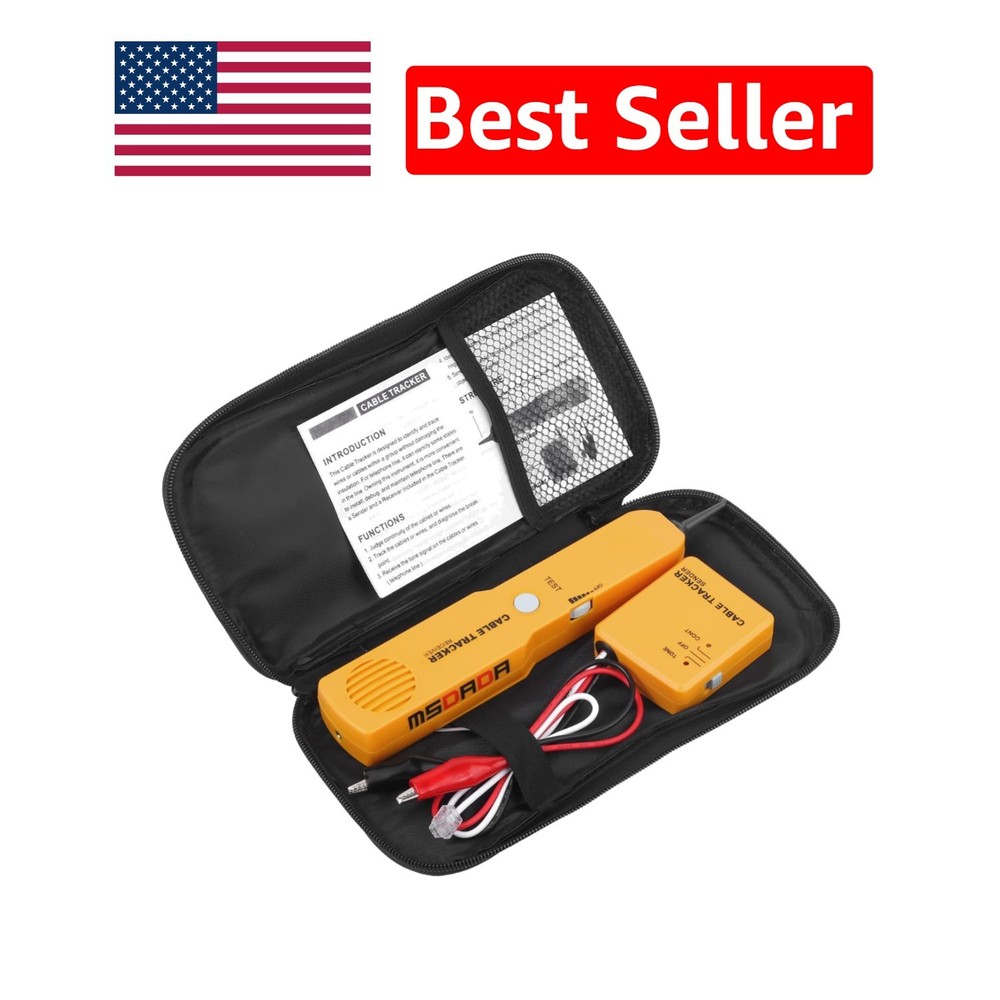 Tone Generator & Probe Kit - Essential Tool for Cable and Phone Line Testing