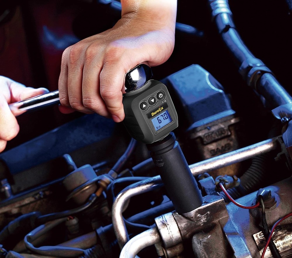 Rechargeable 3/8” Digital Torque Adapter 5.9-59 ft-lbs - Precision & Convenience