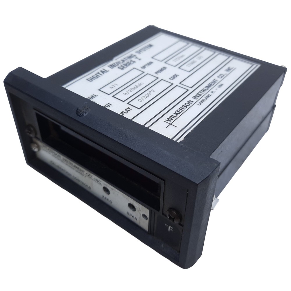 Wilkerson DIS471 DC Input Process Indicator, Input 4/20mAdc, 115V AC