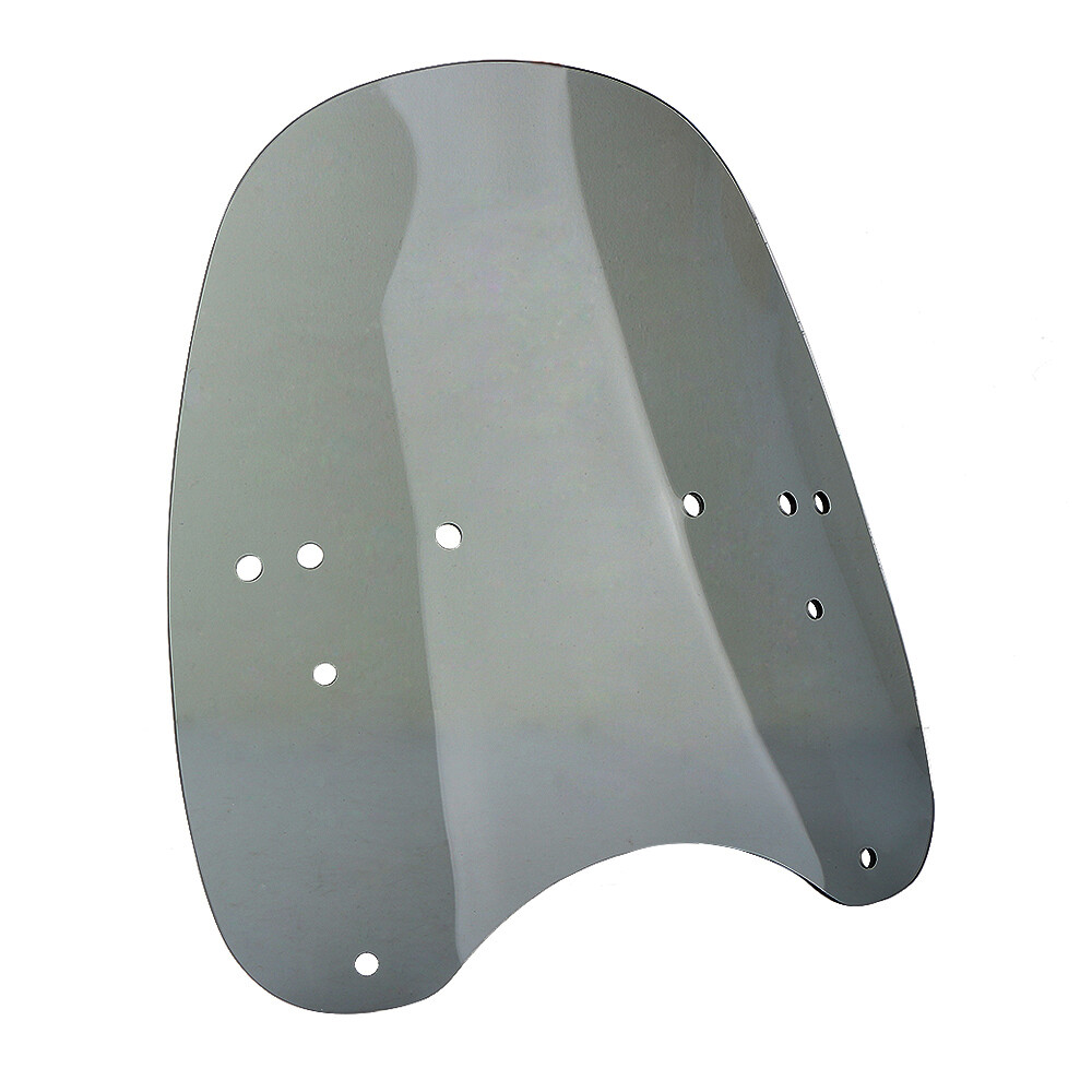 US Large Motorcycle Windshield Wind Screen Deflector bike Windscreen Universal