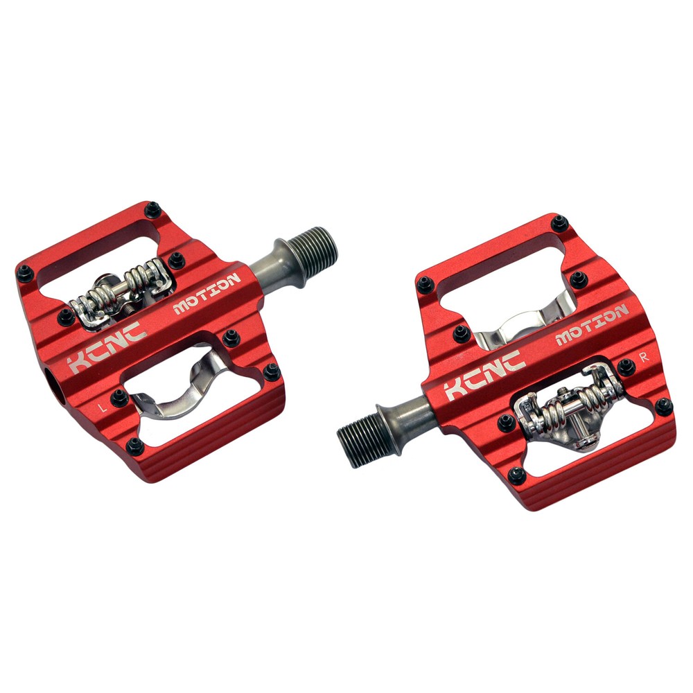KCNC KPED13 Lightweight MTB Clipless Platform Pedals , Red
