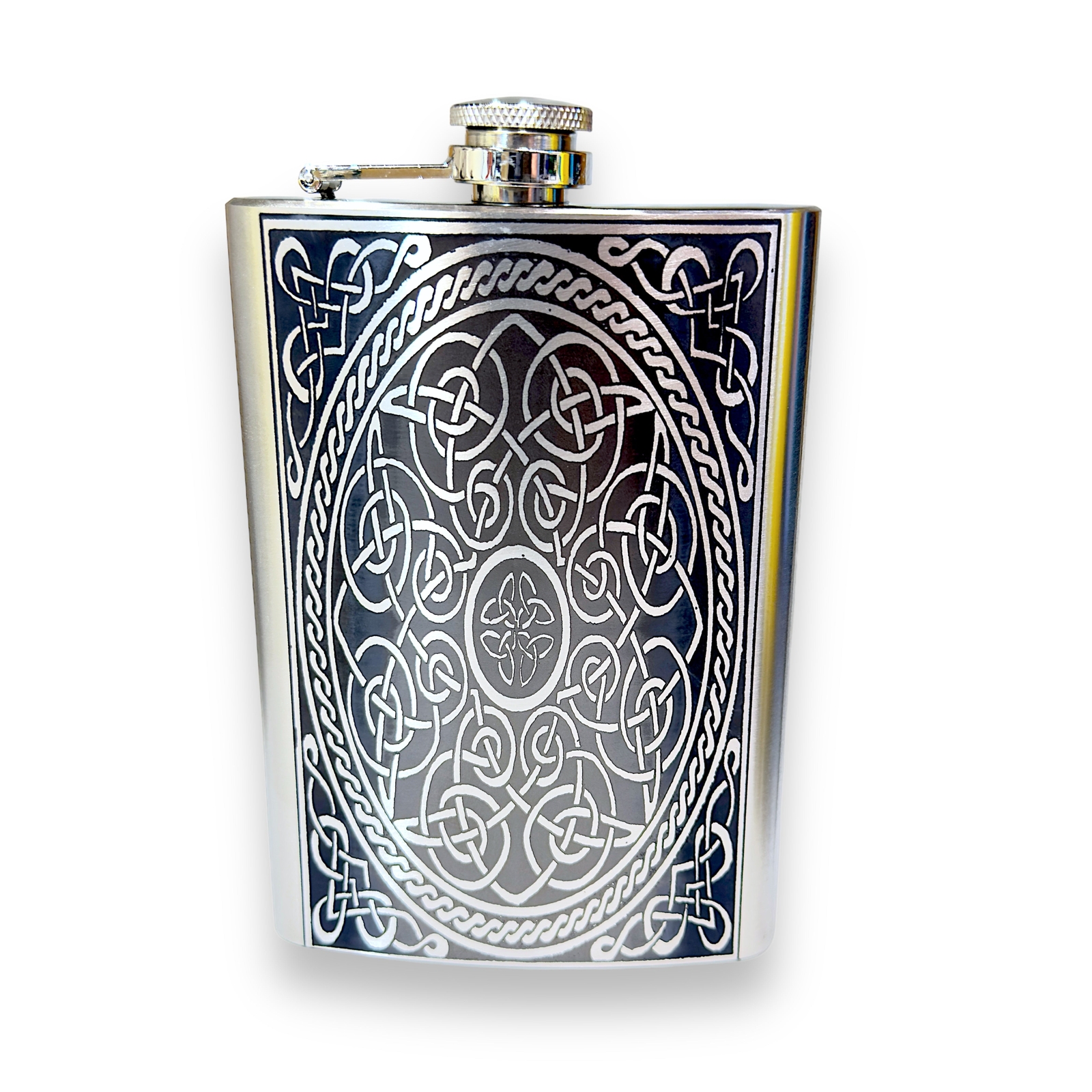 8oz Celtic Design Stainless Steel Flask