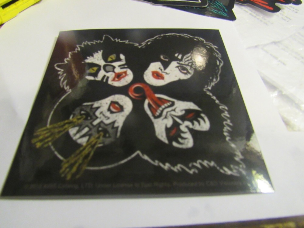 KISS STICKER NEW 2018 VINTAGE FUTURE COLLECTIBLE