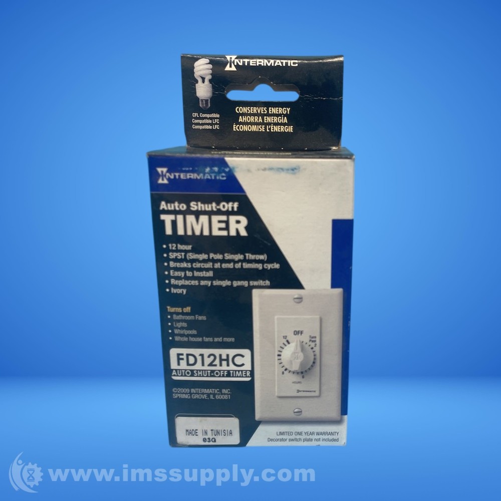 Intermatic FD12HC 12 Hour Timer FNFP