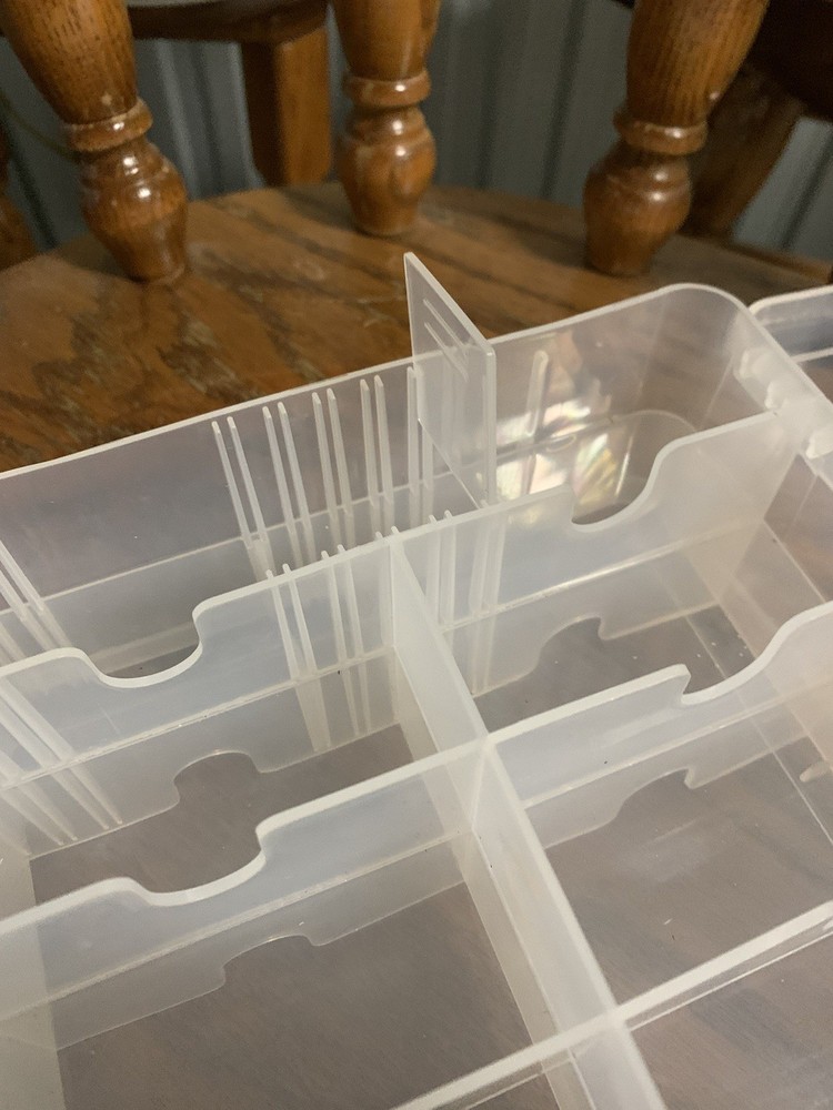 Double Sided Adjustable in Size Plastic Display Box