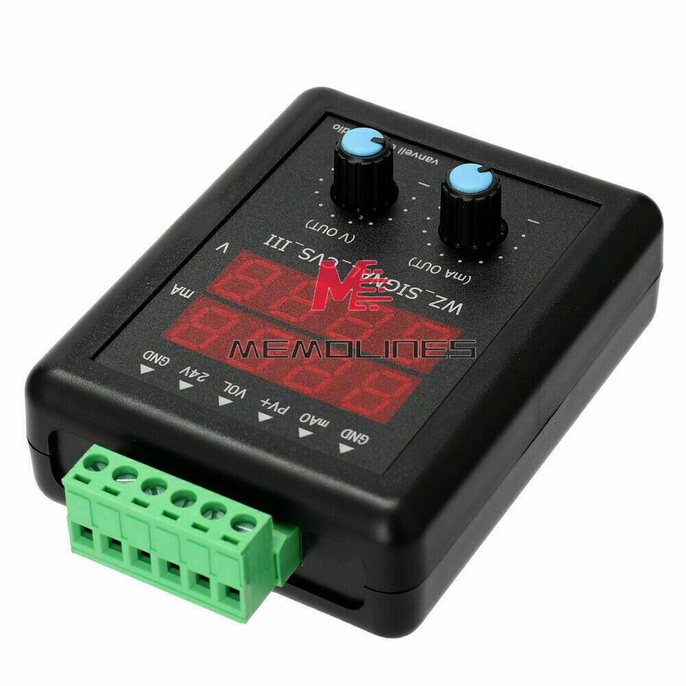 Adjustable 4-20ma Signal Generator 24V 0-10V Constant Current Source Simulation