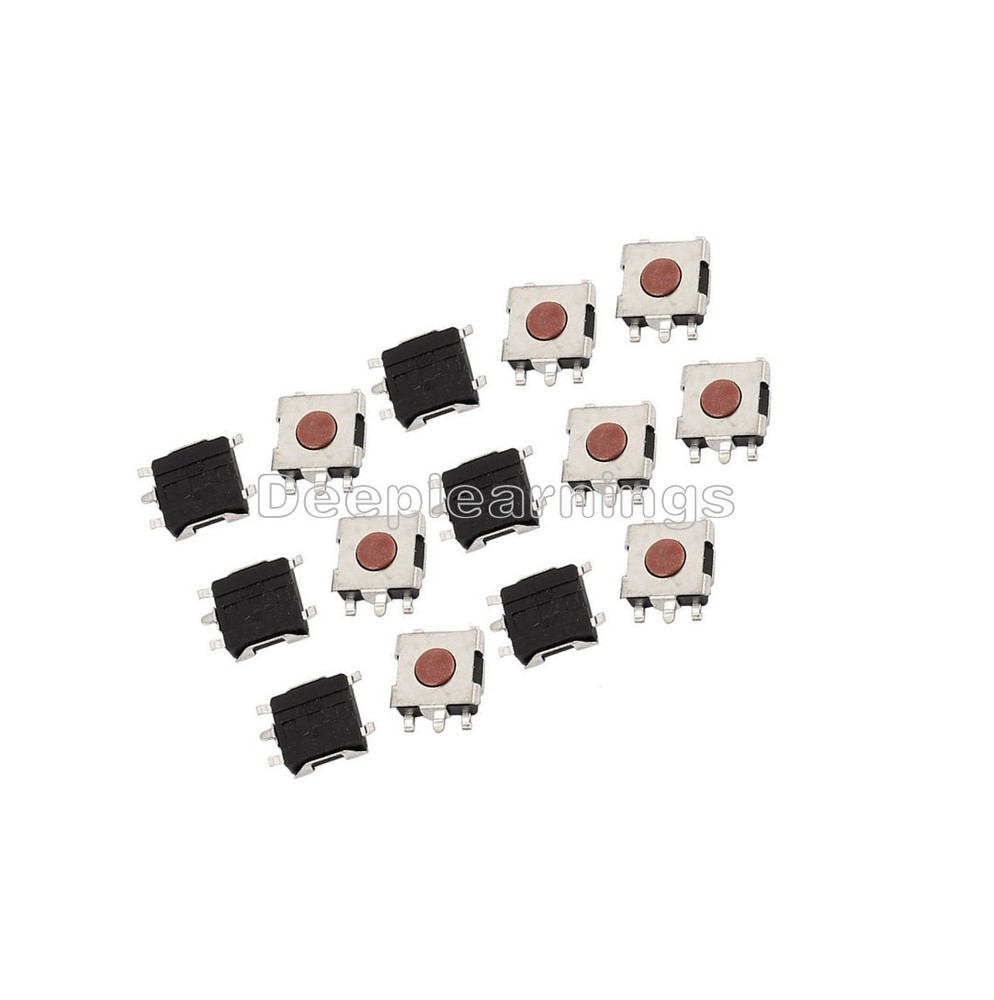 20PCS 6*6*2.5mm Tactile Push Button Switch Tact Switch Micro Switch 4-Pin SMD