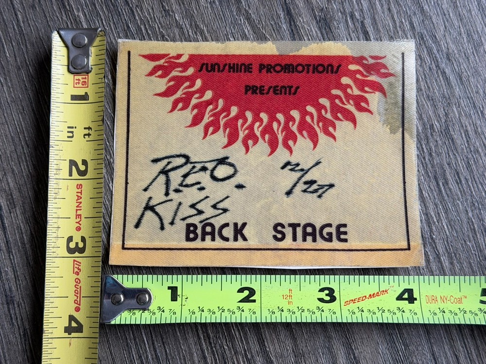 KISS Pass Hotter Than Hell Tour Ft Wayne Indiana Dec 27 1974 Vintage Kiss Aucoin