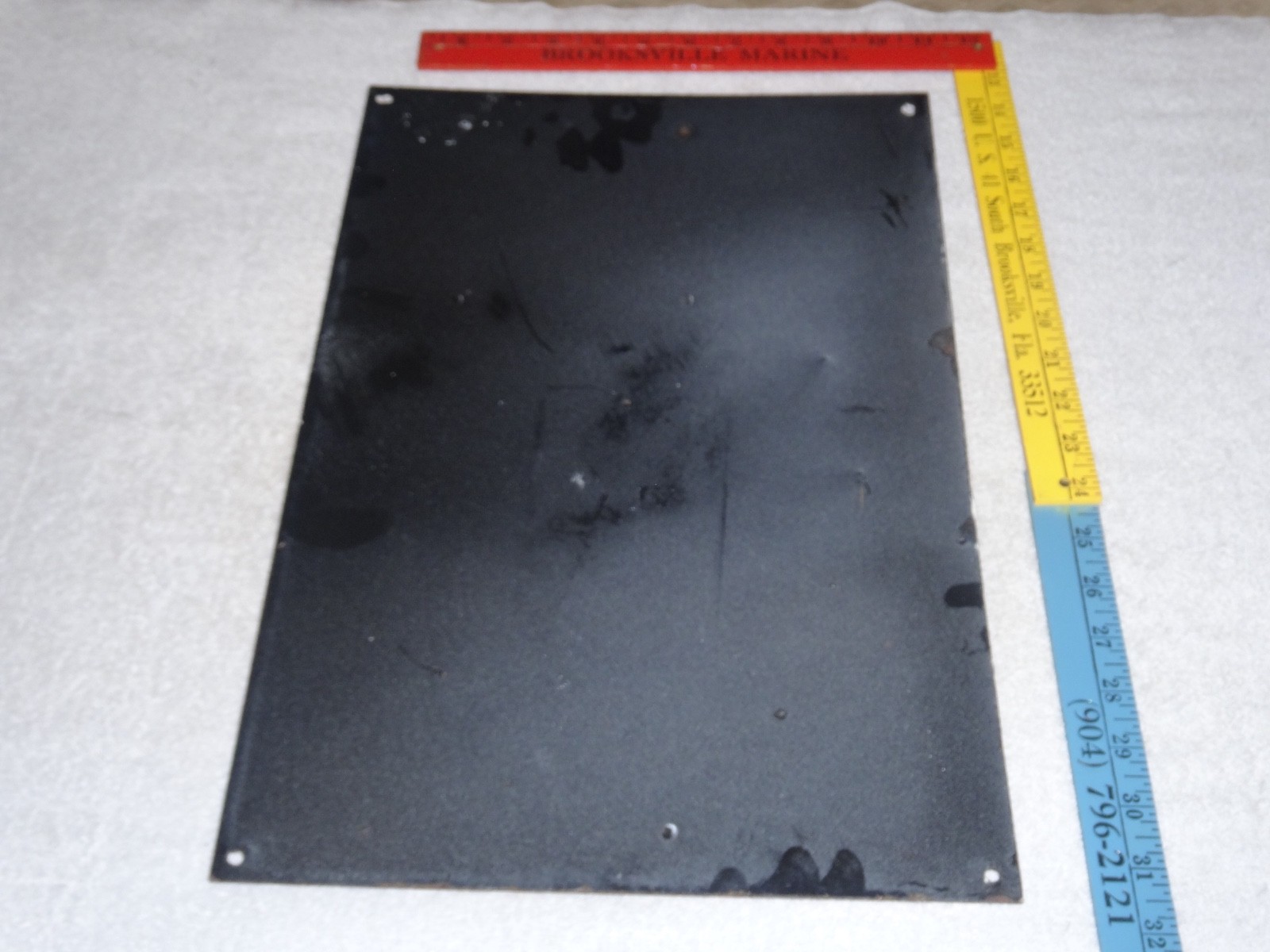 VINTAGE 1961 "ESSO CAT WOMAN RIDING TIGER" 18" PORCELAIN METAL GASOLINE OIL SIGN