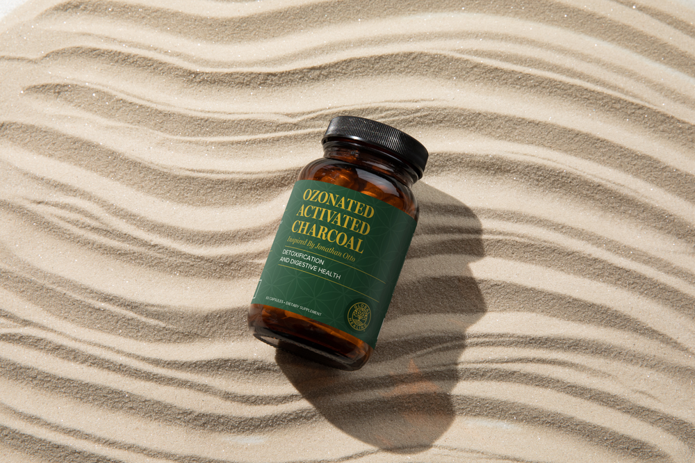 Global Healing Ozonated Activated Charcoal - 60 Capsules