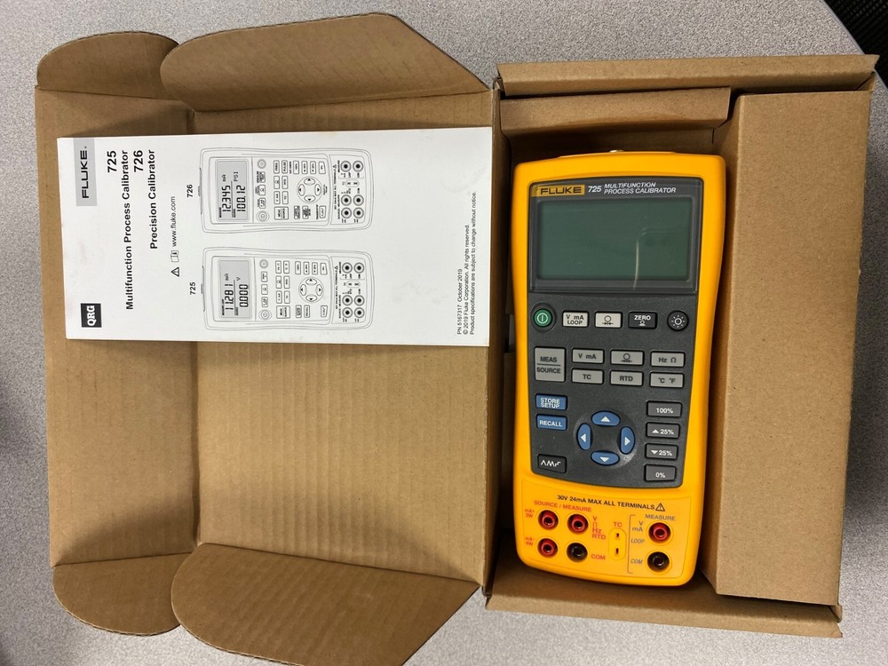 New For Fluke 725 Multifunction Process Calibrator - NIST Calibrated with Data