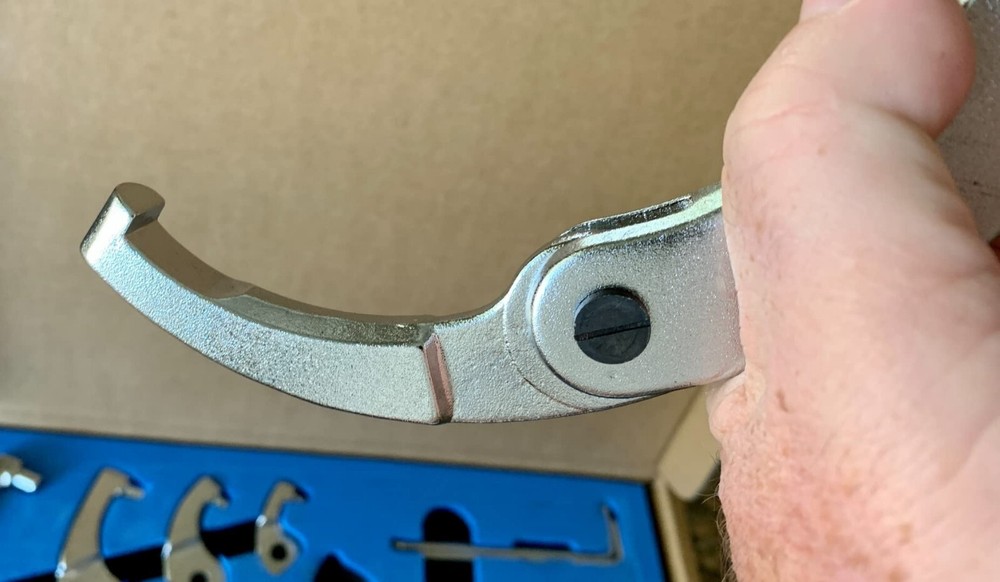 Adjustable Hook Pin Spanner Wrench Tools Set Locking Nut Coilover Hook Wrenches