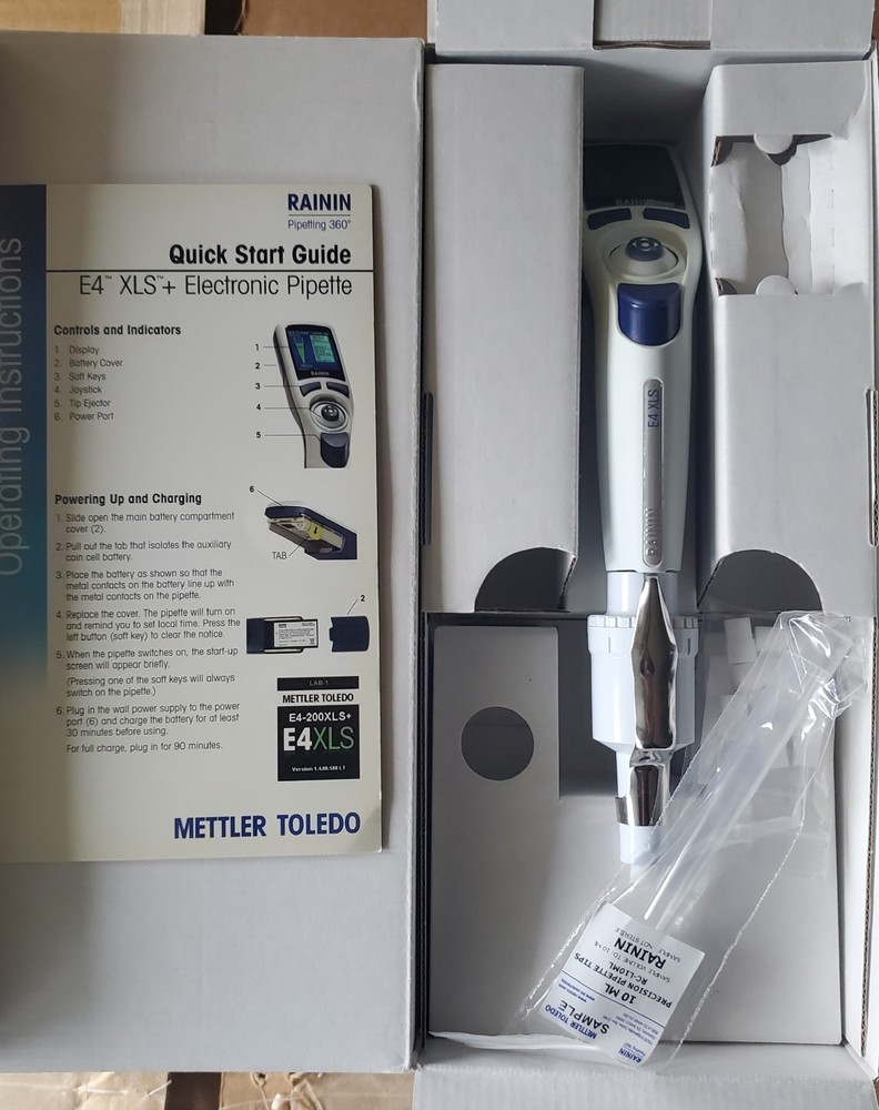 Pipette Rainin E4 Electronic Pipette LTS E4-10MLXLS