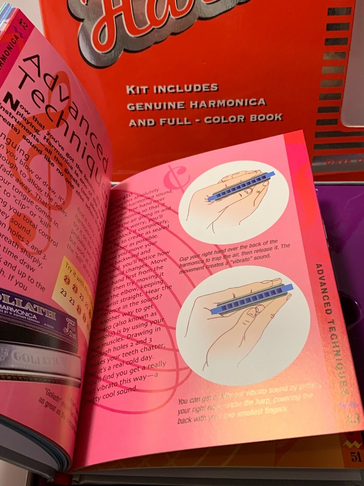Playing the Harmonica Kit Includes Genuine Harmonica & Full Color Bk Dave Oliver