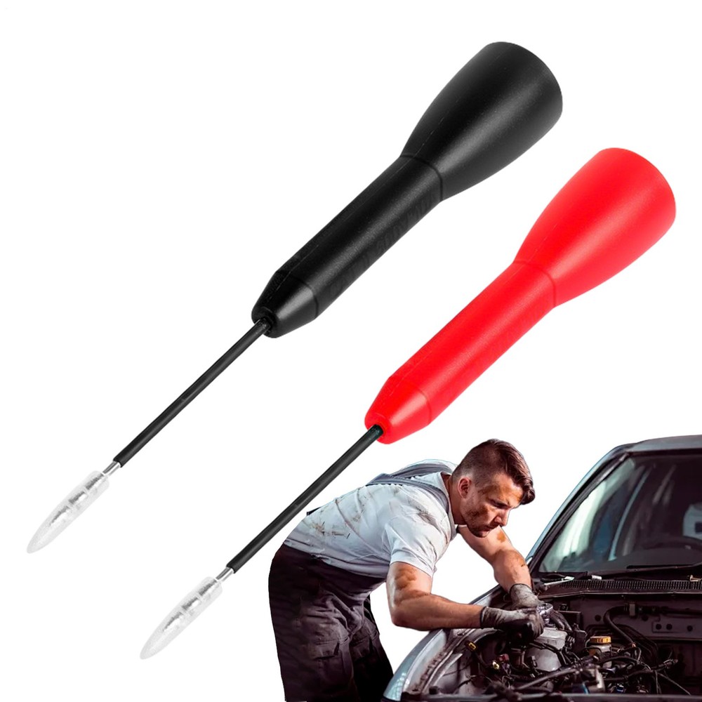 2pcs Car Multimeter Test Probe Pins Wire Piercing Needle Tip For Socket Plug