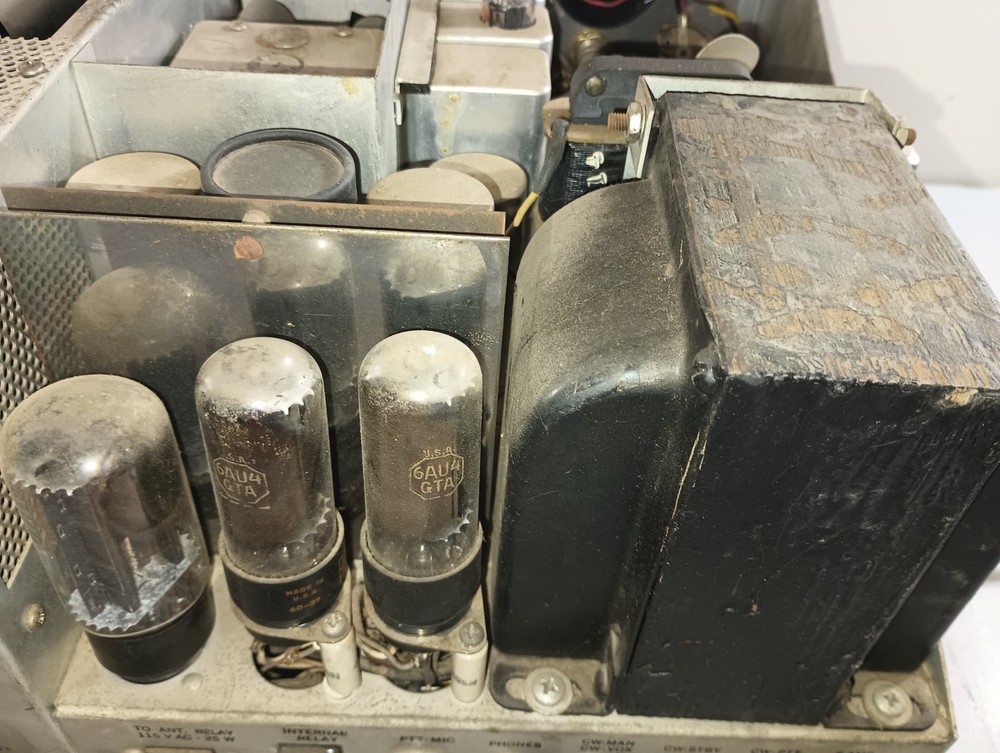 Central Electronics 100V Multiphase SSB Ham Transmitter Vintage Powers On