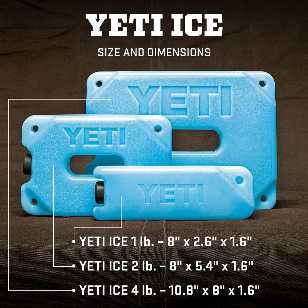 YETI ICE Block Refreezable Reusable Cooler Ice Pack