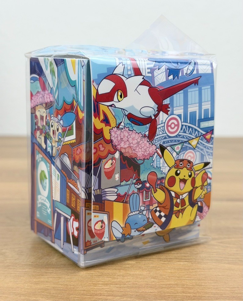 Pokemon Center Fukuoka Latias & Latios Deck Box + Sleeves Original SEALED