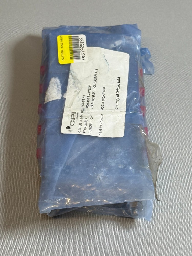 CPI 650030000HPPBP6 HP Plus 6 Section Base Plate
