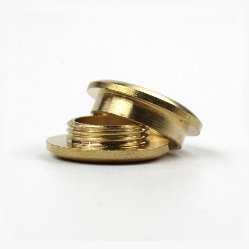 Brass Eyelets Screw Grommets Washer Solid Repair Tools Leather Craft Hardware