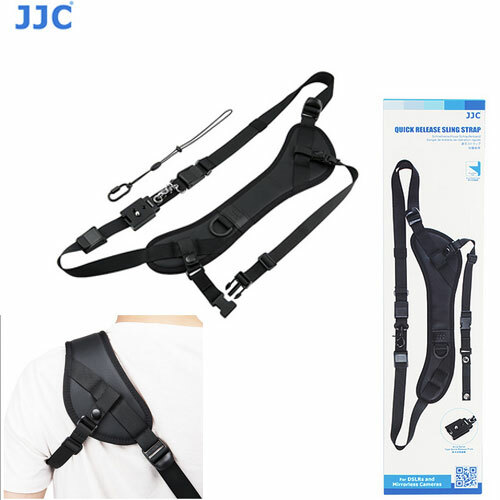 JJC NSPRO1M Quick Release Sling Neck Strap Adjustable DSLR SLR Mirrorless Camera
