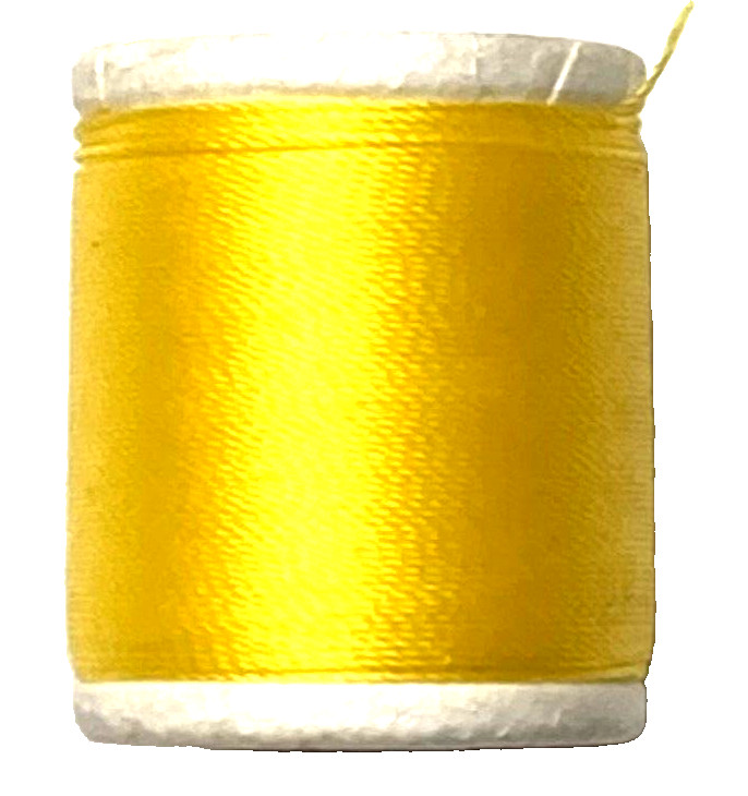 Gudebrod SET OF 2 Nylon Thread Yellow Type E 50-Yard Spool