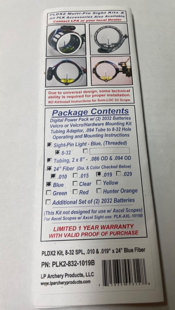 LP Archery Pro Light DX2