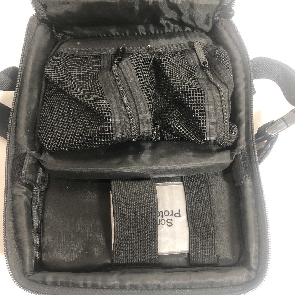 Nintendo DS Blue Zippered Carrying Case w/ Shoulder Strap Adjustable Pockets