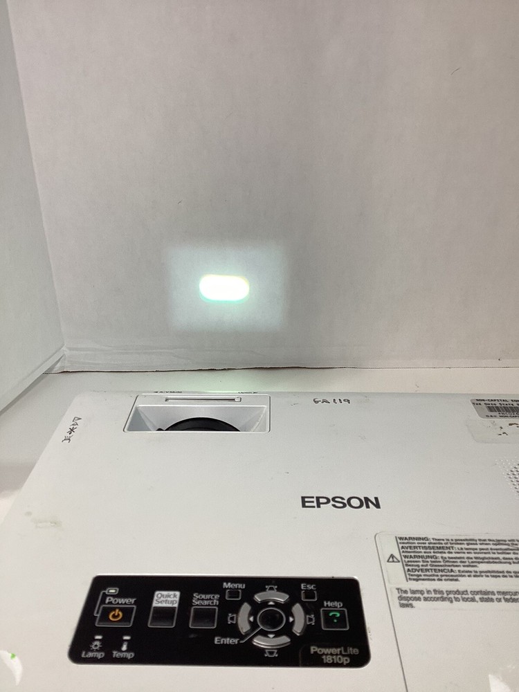 Epson PowerLite 1810p LCD Projector