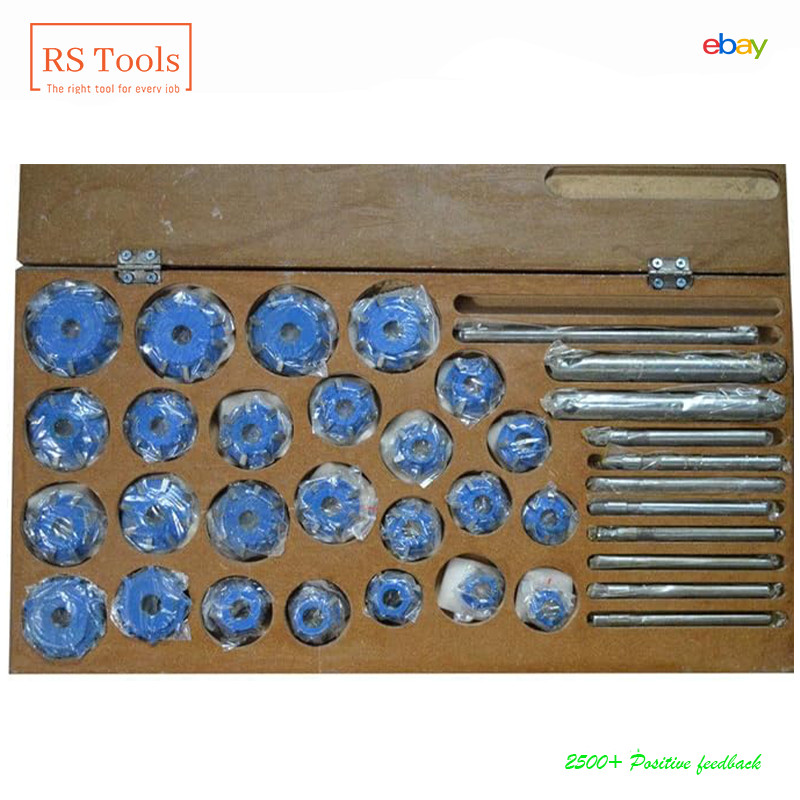 Valve Seat Cutter Set Carbide Tipped 37 For Chevy, Ford.gmc ,Caterpillar ,Komtus