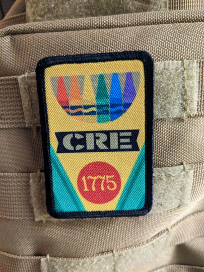 USMC marine corps crayon eater 2"x3" hook & loop tactical military morale patch