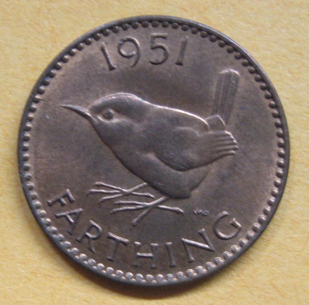1951  Great Britain Farthing Take a Look