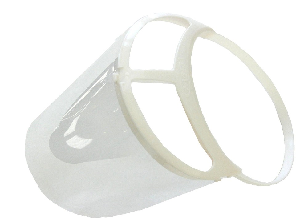 Face Shield With 10 Shields (White)