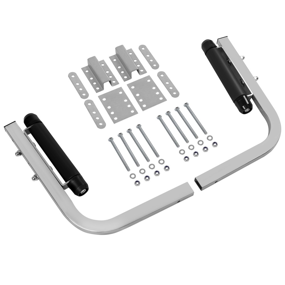 Heavy Duty Boat Trailer Guide Ons 97° Bend Roller Mount Kit Adjustable
