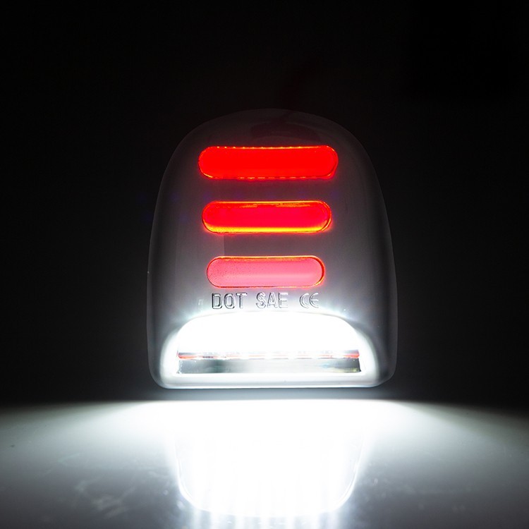 Chrome LED License Plate Tag Light for Chevy Silverado 1500/2500/3500 1999-2013