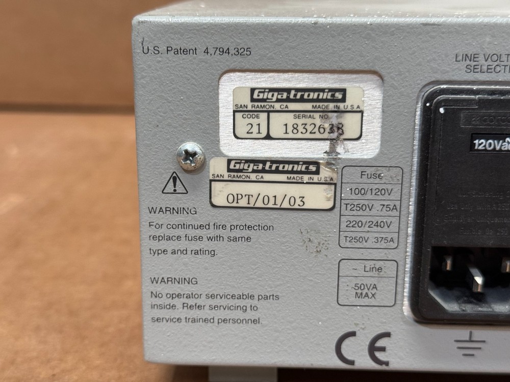 Gigatronics 8541C Universal Power Meter OPT 01, 03