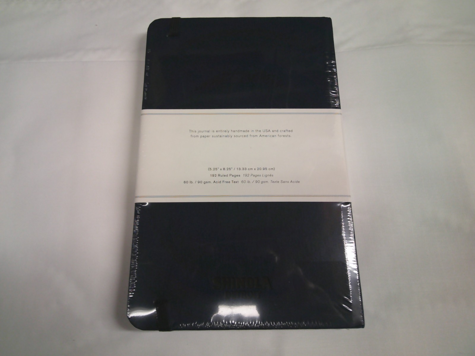 NEW Shinola Detroit Hard Lined Ruled Pages 5.25" x 8.25" 192 Pages 60lb Journal