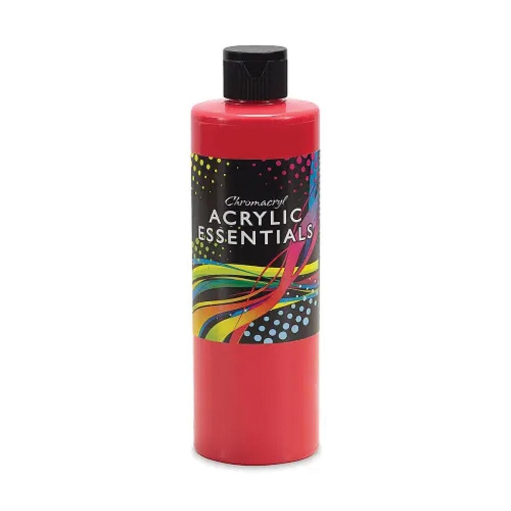 Chromacryl Acrylic Essentials Paint Pint Warm Red