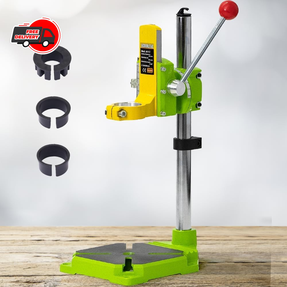 Drill Press Floor Stand for Hand Drill, Vertical Workbench, Adjustable Univer...