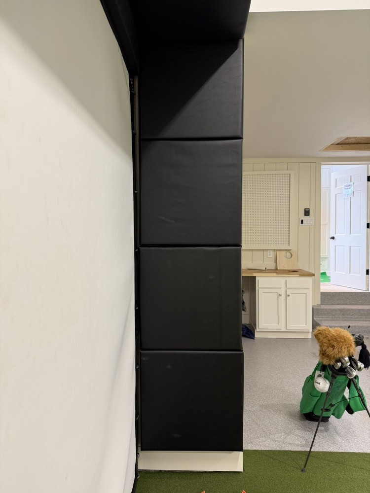 Golf Simulator Wall Padding