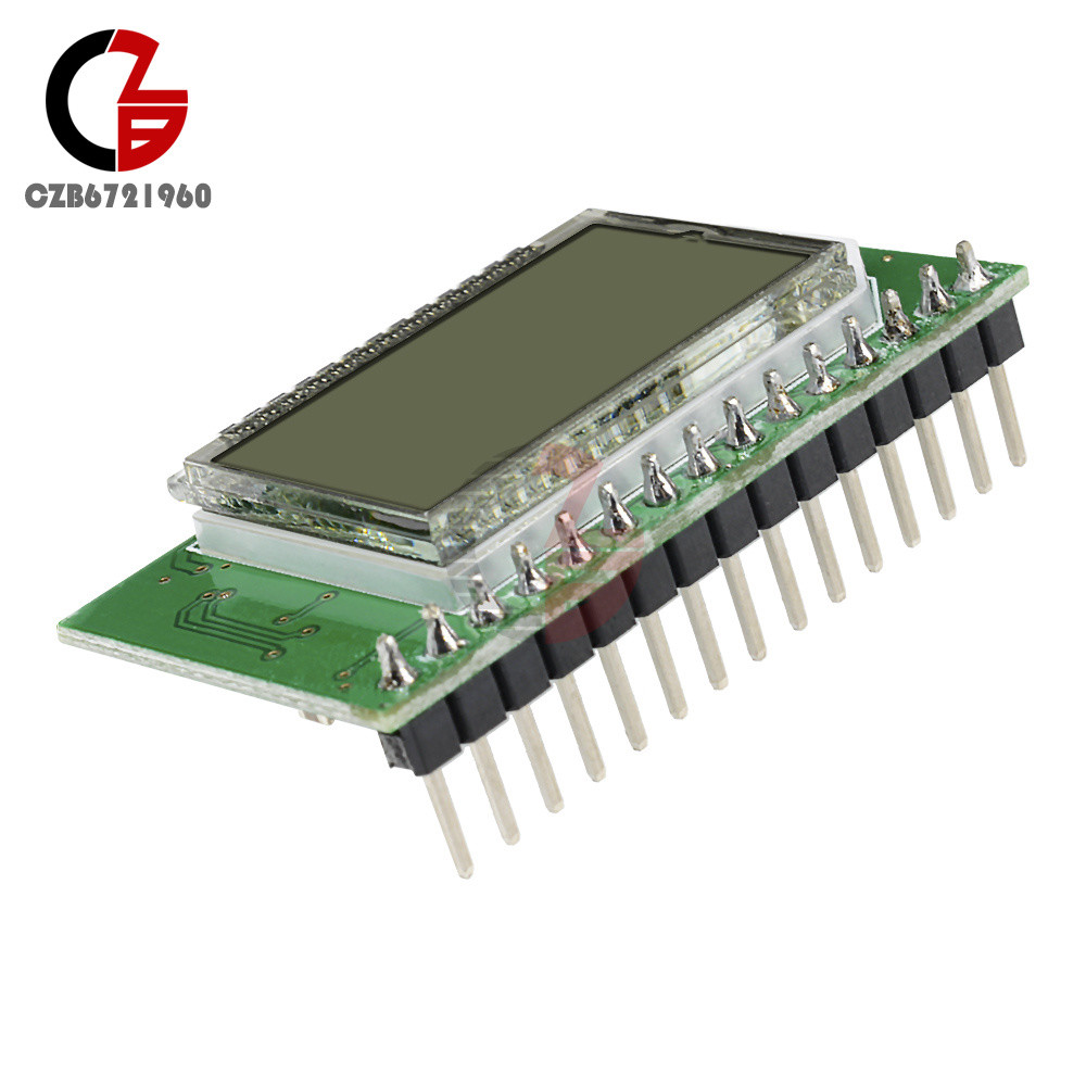 PLL LCD Digital 87-108MHZ FM Radio Receiver Module Wireless Microphone Stereo