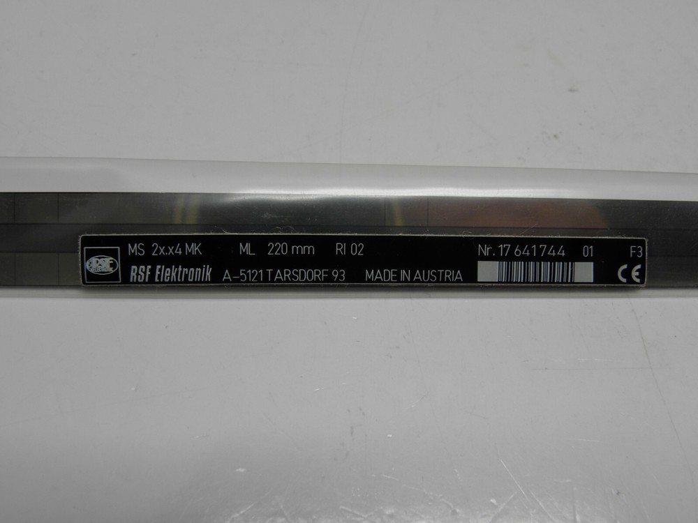 RSF ELEKTRONIK Linear Encoder MS 2X.X4 MK Mounted Scale ML 220mm RI 02