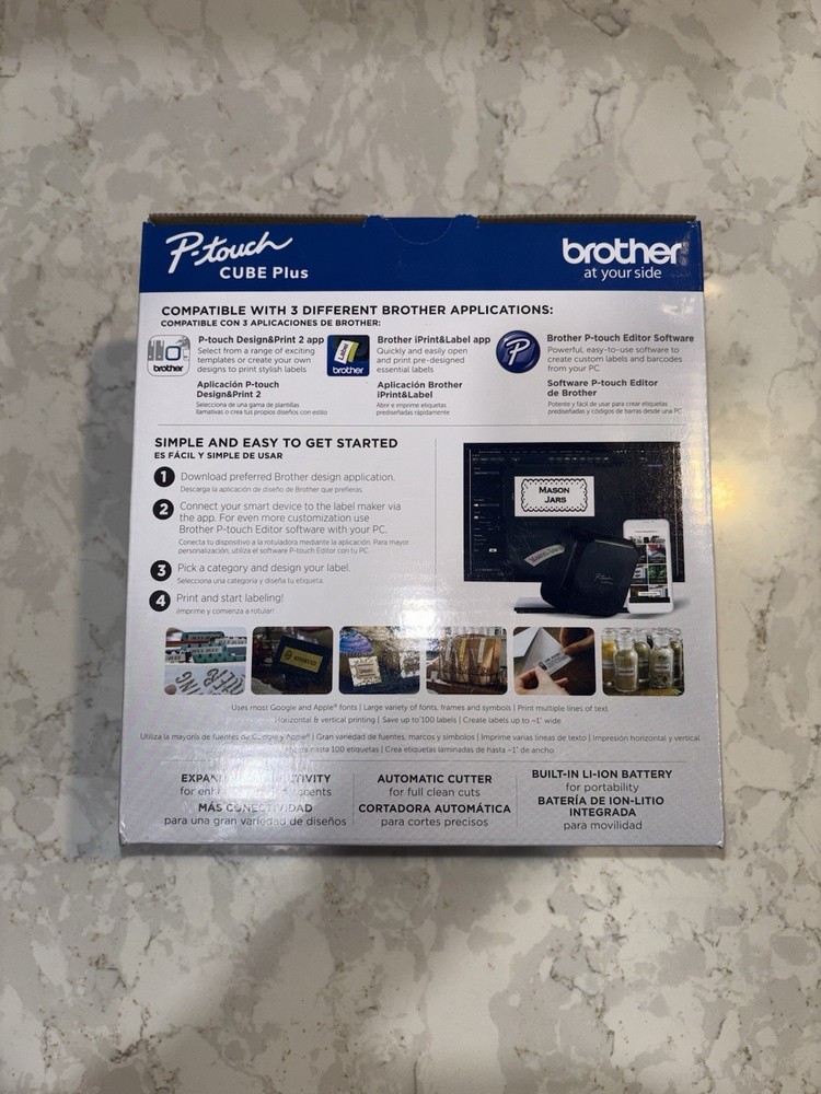 Brother P-touch CUBE Plus Bluetooth Label Maker (PT-P710BT)