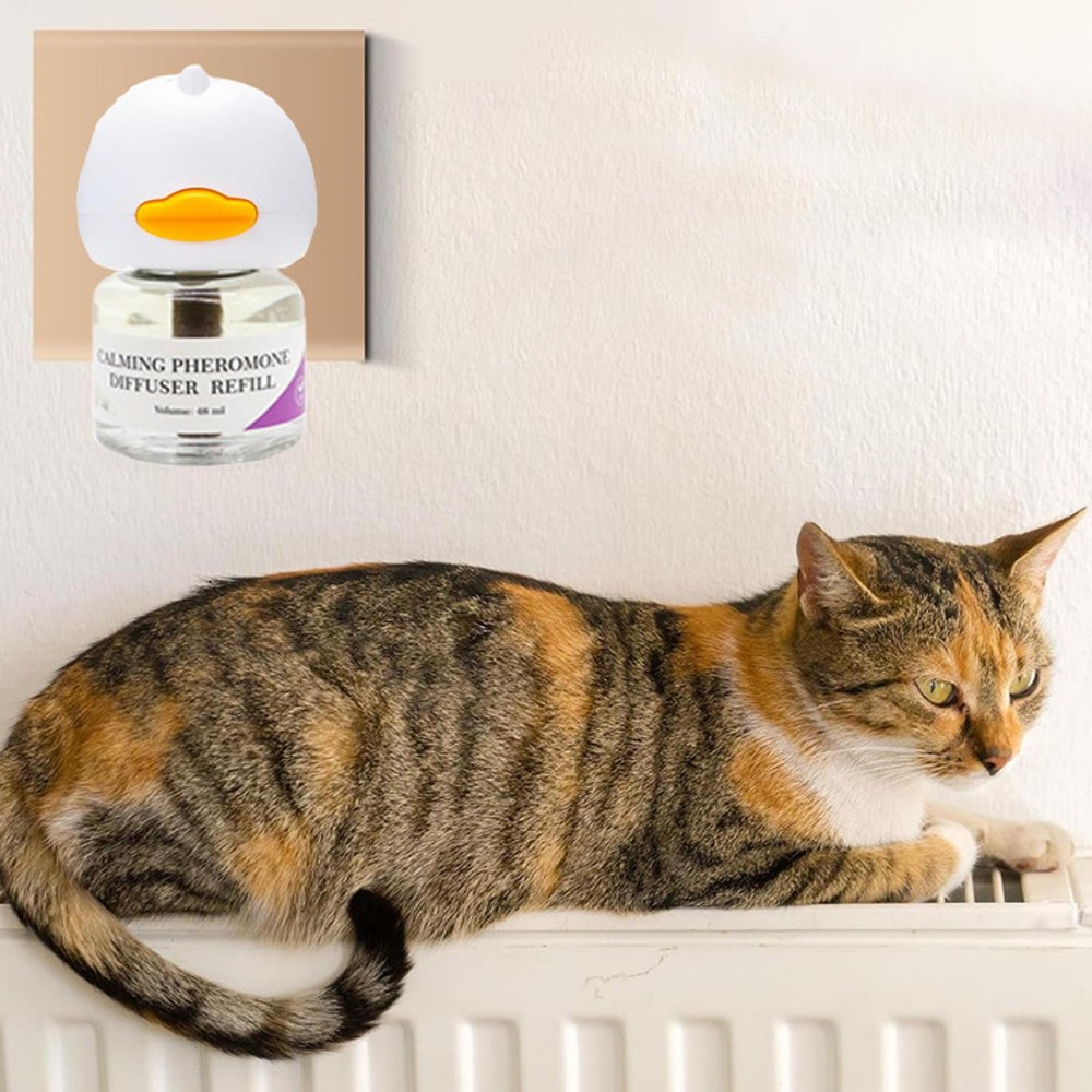 Cat Calming Diffuser Support Soothing Stress Heating Diffuser Cat Pheromones