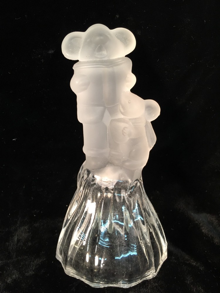 Frosted & Clear KOALA BEAR Hand Bell