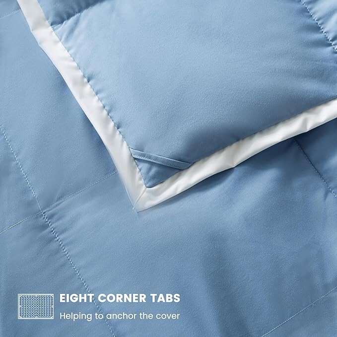 Peter Khanun Premium Cooling Comforter Queen Size Blue