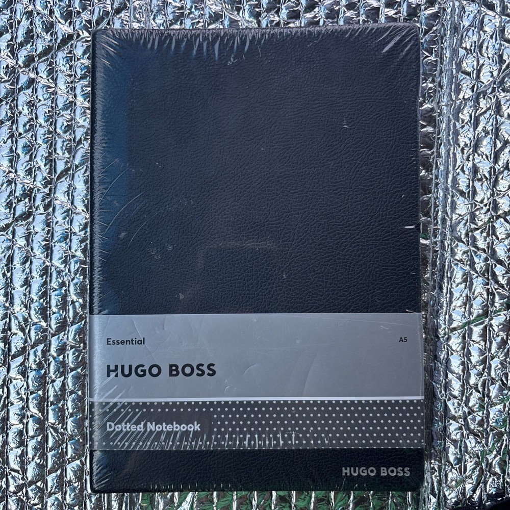 Hugo Boss Plain Paper Notebook A5 8.5”x6”