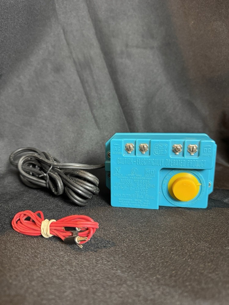 Bachmann N & HO Model 6605 Hobby Transformer Controller for Model Train Control
