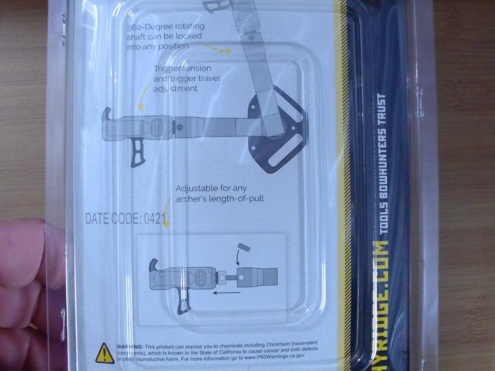 Trophy Ridge DrawPoint Caliper Index Finger Release